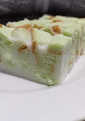 Foto resep Olahan Agar2 dan Roti Tawar Pandan