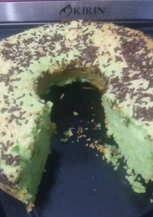 Foto resep Bolu tape pandan lembuttt