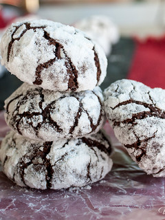 Una foto de Galletas craqueladas de chocolate