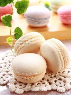 A picture of My Vanilla Macarons à la Parisienne.