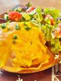 Fluffy Omurice with Plenty of Cheese Sauce
