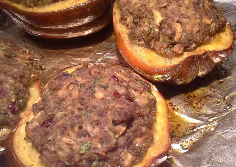 Recipe of Award-winning Sausage Stuffed Acorn Squash