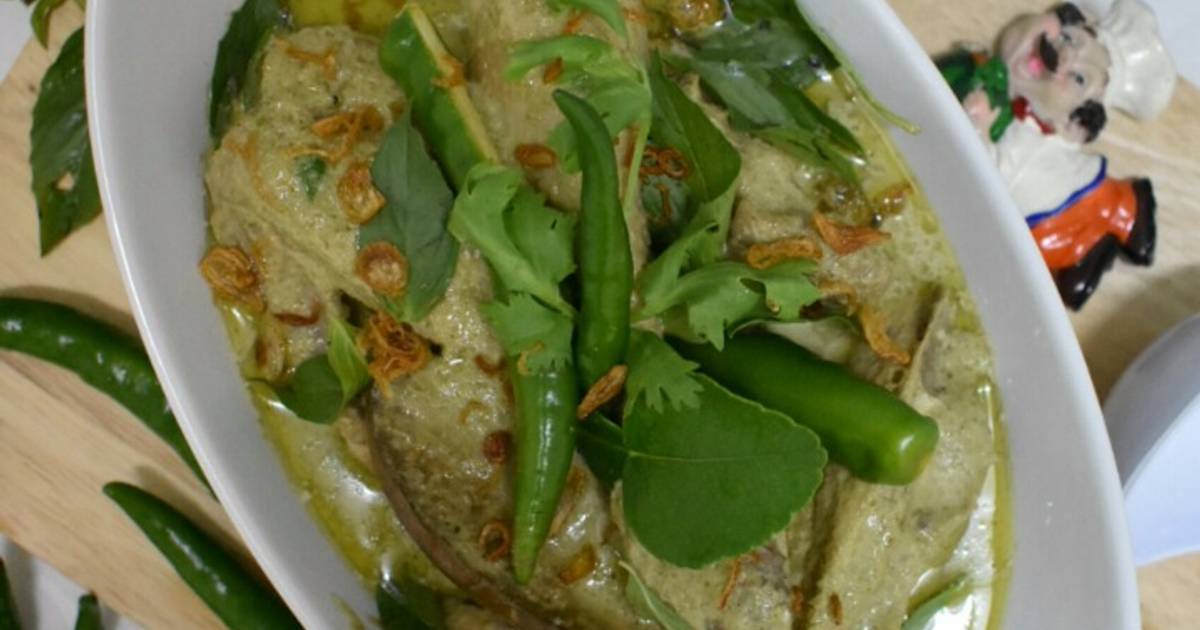  Resep  Authentic Thailand  Chicken Green Curry Kari  Ayam 