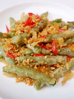 Foto resep Buncis Cabe Garam | Buncis Lada Garam