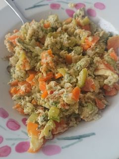 Una foto de Revuelto de verduras