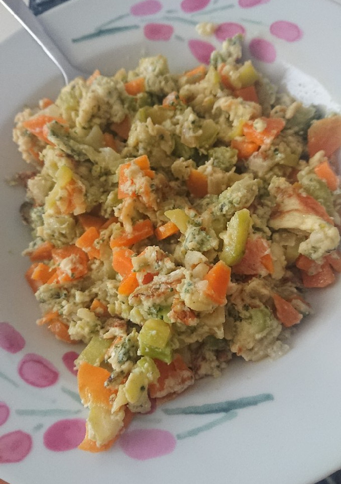 Una foto de Revuelto de verduras