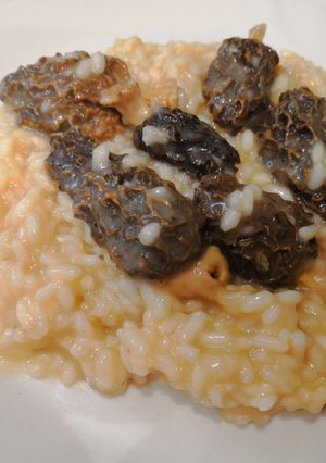 Une photo de Risotto aux morilles