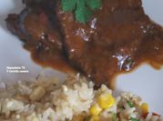 Una foto de carne falda de ternera