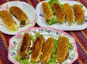 Gambar burger patties homemade