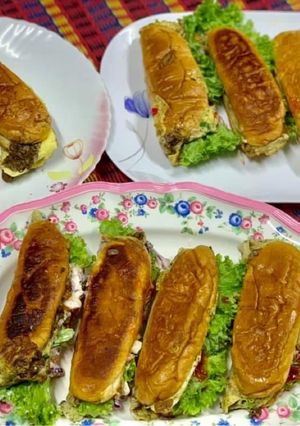 Gambar Roti john daging homemade