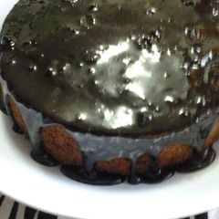 A picture of Chocolate and Banana Pudding.