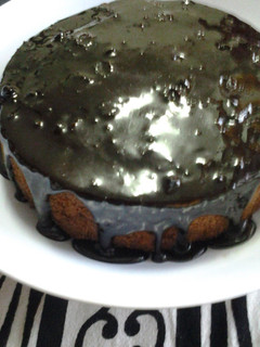 A picture of Chocolate and Banana Pudding.
