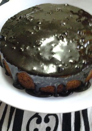 A picture of Chocolate and Banana Pudding.