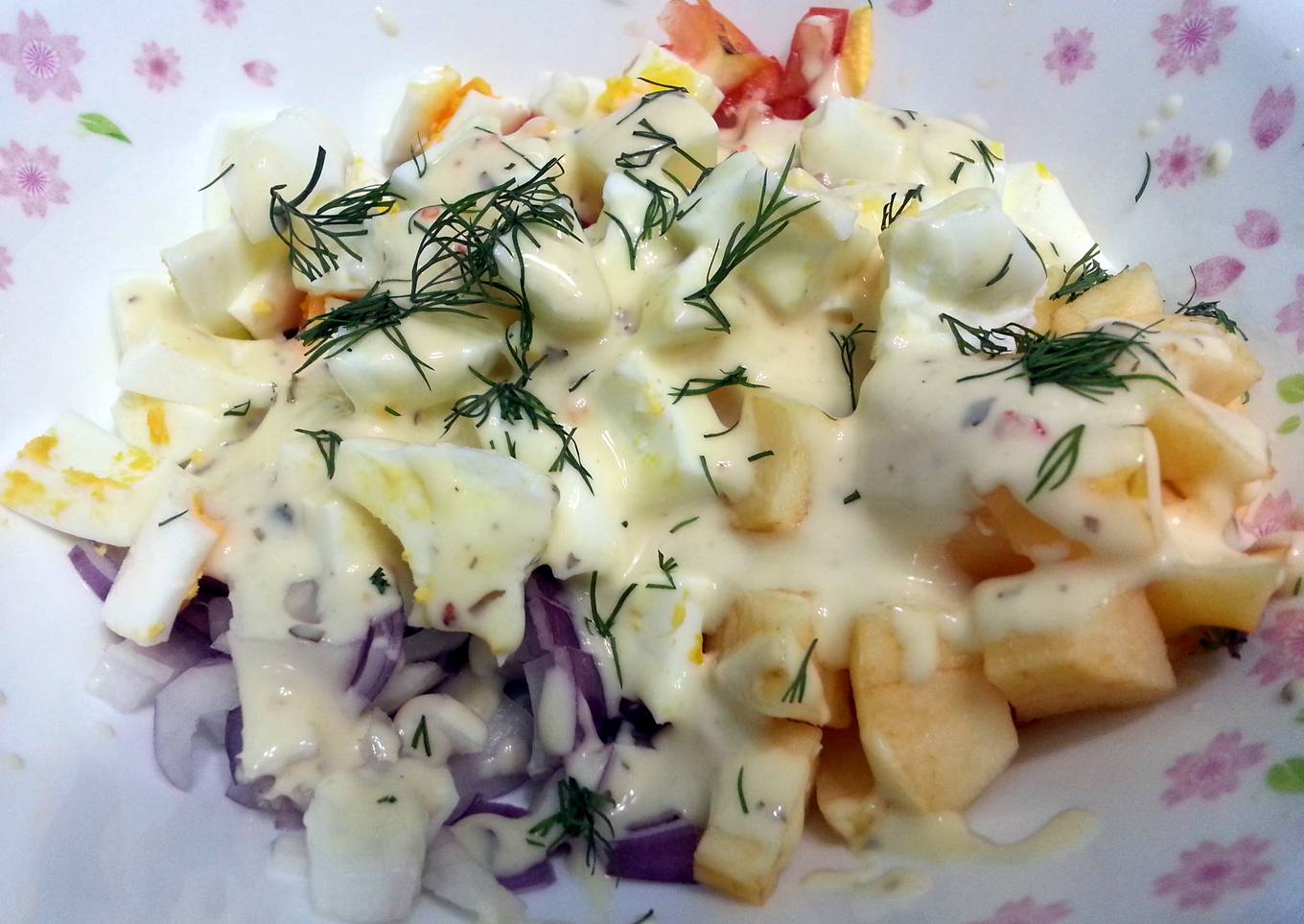 Egg White And Apple Salad
