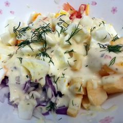 A picture of Egg White And Apple Salad.