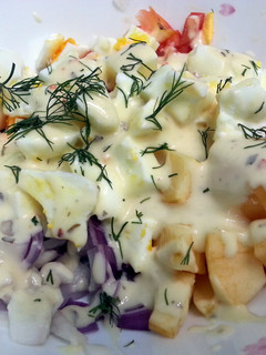 A picture of Egg White And Apple Salad.