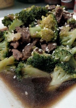 Foto resep Daging sapi siram brokoli