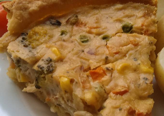 How to Make Speedy Vickys Mixed Vegetable Quiche, GF DF EF SF and Peanut-Free