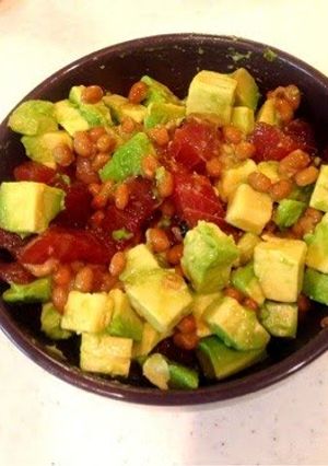 A picture of Tuna, Avocado & Natto Rice Bowl.