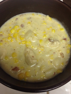 A picture of Easy Chicken Corn Chowder.