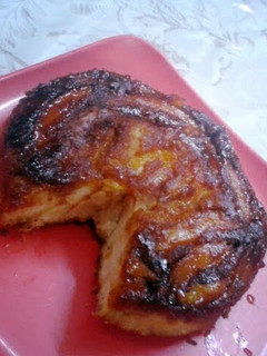 A picture of Upside Down Mango Cake.