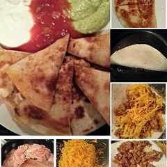 A picture of Tinklee's Chicken Quesadillas.