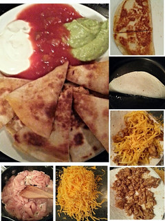 A picture of Tinklee's Chicken Quesadillas.