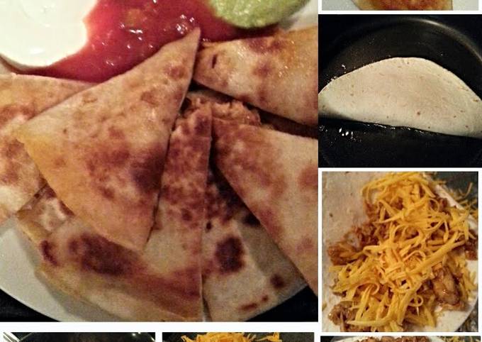 Recipe of Ultimate Tinklee&#39;s Chicken Quesadillas