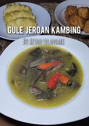 Foto resep 10 >< Gulai Jeroan Kambing (Dengan Santan)