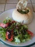 Pizza boules pain (bread bowls )