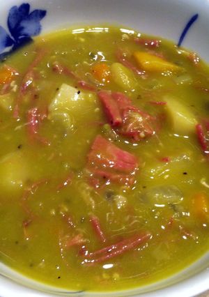 A picture of Wisconsin Split Pea Soup.