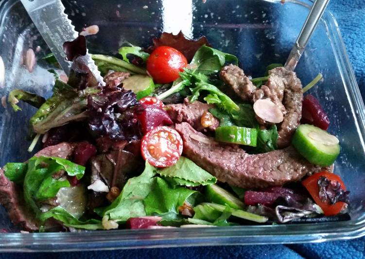 Easiest Way to Prepare Perfect Steak Salad