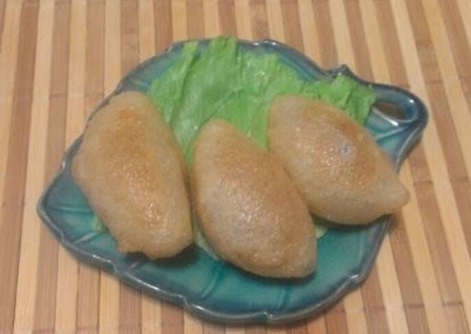 Fried Gyoza (Ham Sui Gok) with Mochiko Glutinous Rice Flour