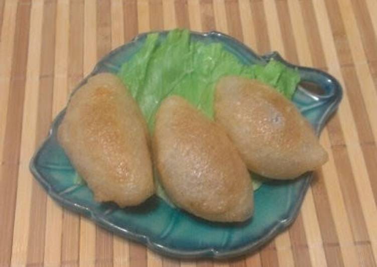 Fried Gyoza (Ham Sui Gok) with Mochiko Glutinous Rice Flour Fried Gyoza (Ham Sui Gok) with Mochiko Glutinous Rice Flour