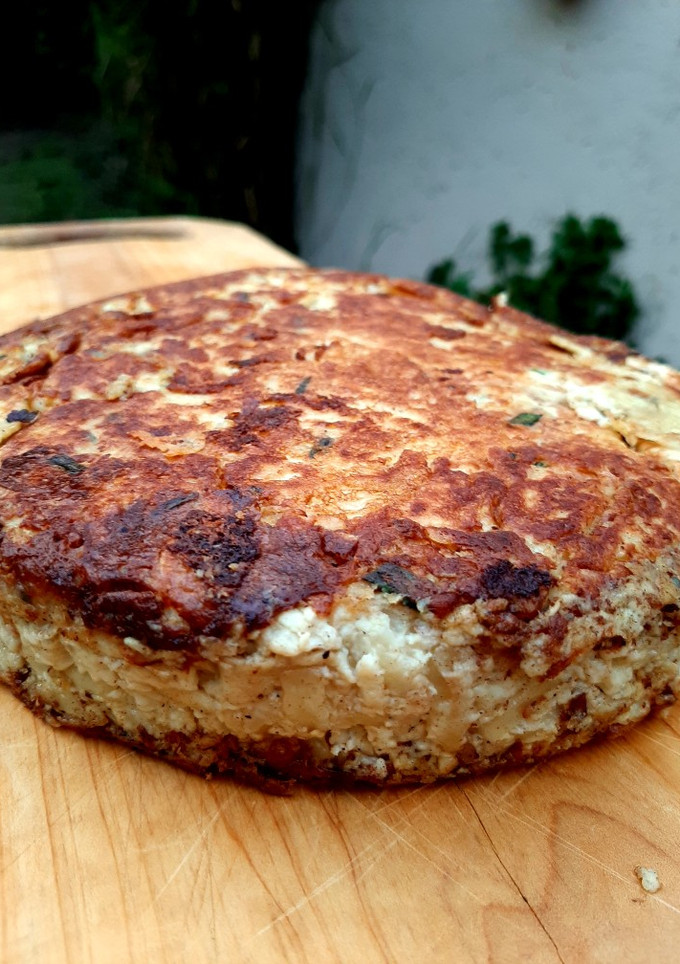 Una foto de Tortillas de papa rallada sin freír