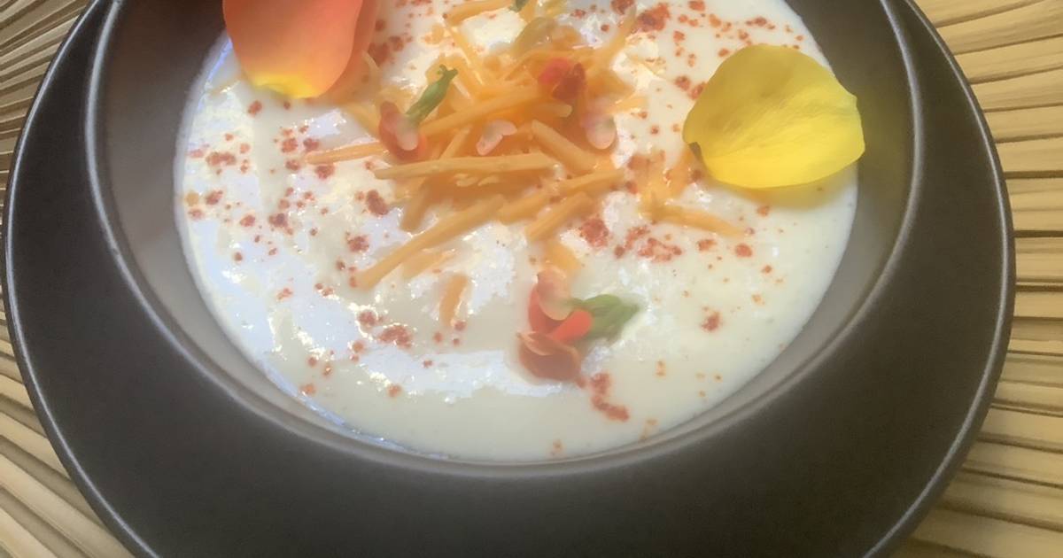 ????Velouté aux 2????????️choux fleur ???????????? de Djamicoo - Cookpad