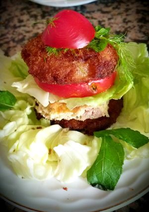 Une photo de Hamburger oignon