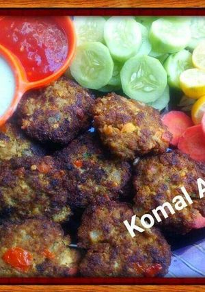 A picture of Chappli kabab.