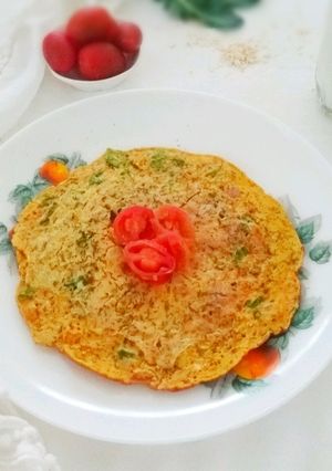 A picture of Healthy Oats Omelette.