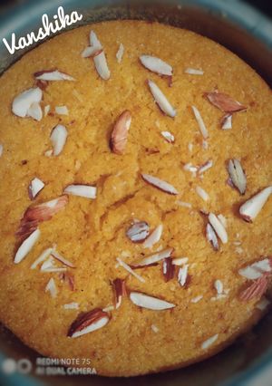 A picture of Mango cake.