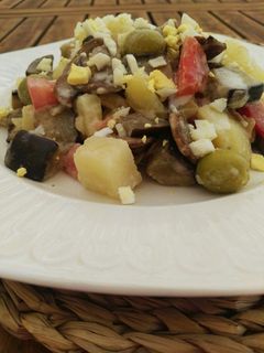 Una foto de Ensalada de berenjena