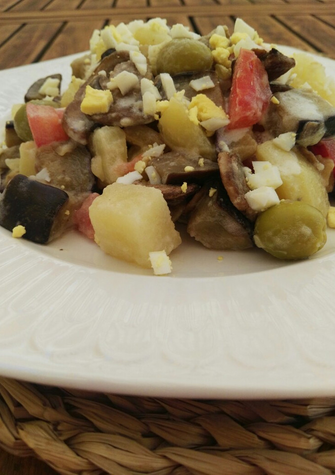 Una foto de Ensalada de berenjena