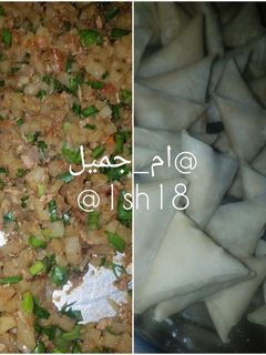 صورة لوصفة حشوة السمبوسه