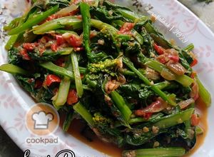 Gambar Sawi Bunga Goreng Belacan