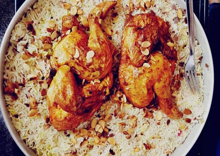 Steps to Make Appetizing Saudi chicken mandi