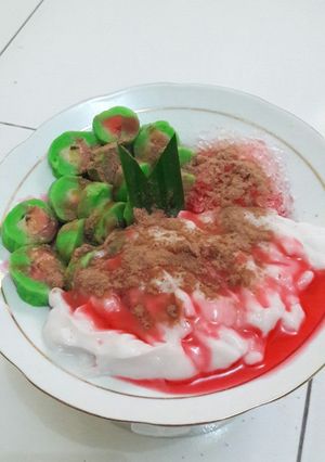 Foto resep Es Pisang Ijo Khas Makassar