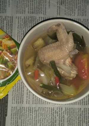 Foto resep Asem Ayam Bumbu Racik Instan