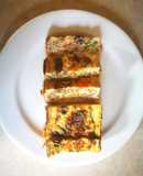 Molde de huevo con vegetales