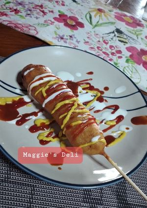 Una foto de Corn dog