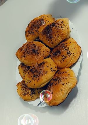 عکسی از دستور پیراشکی مرغ